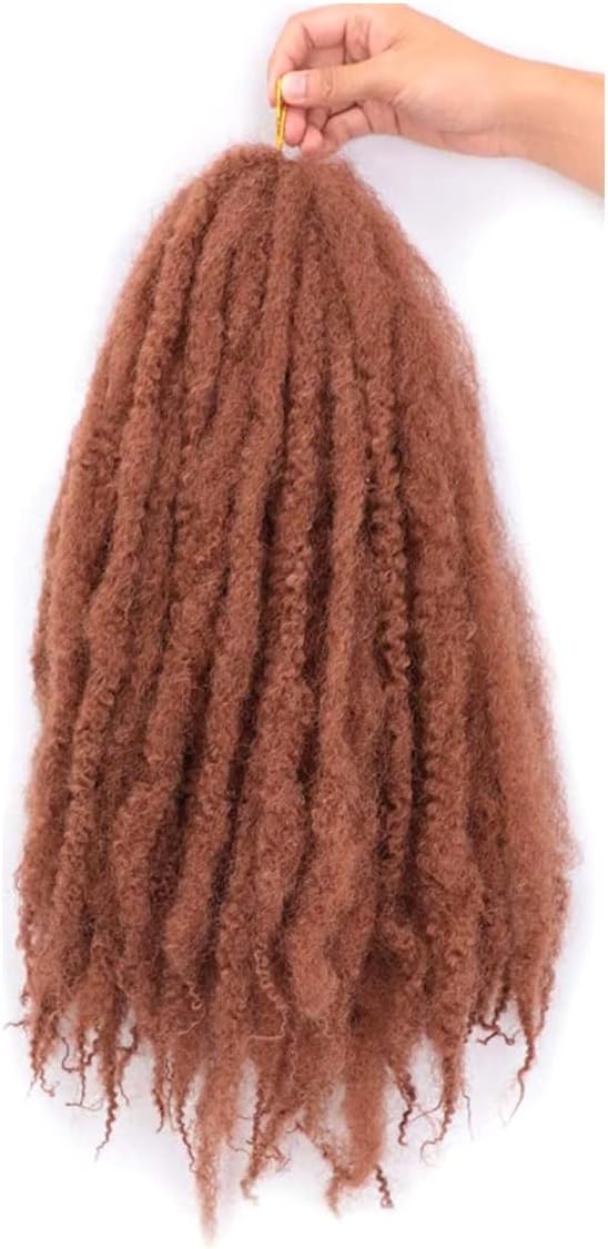 GX Beauty 18Inch 3Pcs/Lot Marley Braiding Hair Afro Twist Marley Crochet Hair Ombre Kinkys Twist Braids Hair Extensions 100g/Pc (30#)