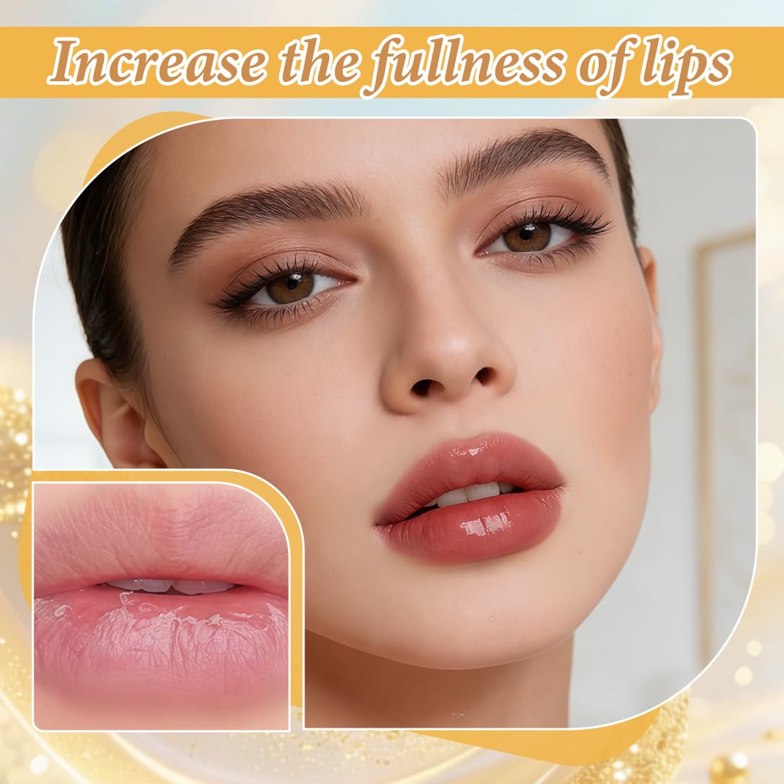 Lápiz labial con cambio de temperatura,Bálsamo labial transparente dorado,Cuidado,resistente al agua - LLápices (001) — view 5