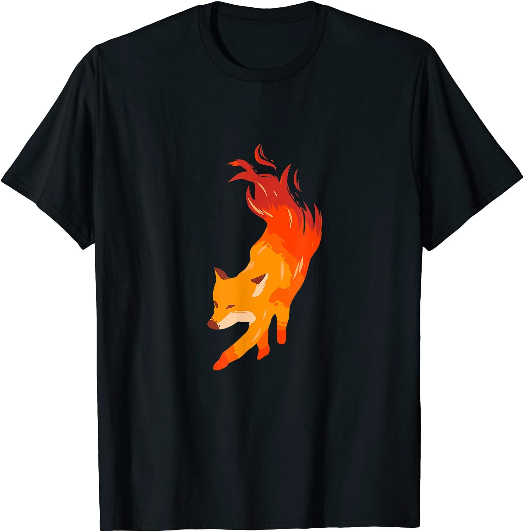 Fire Fox Artist and Fox Fan T-Shirt