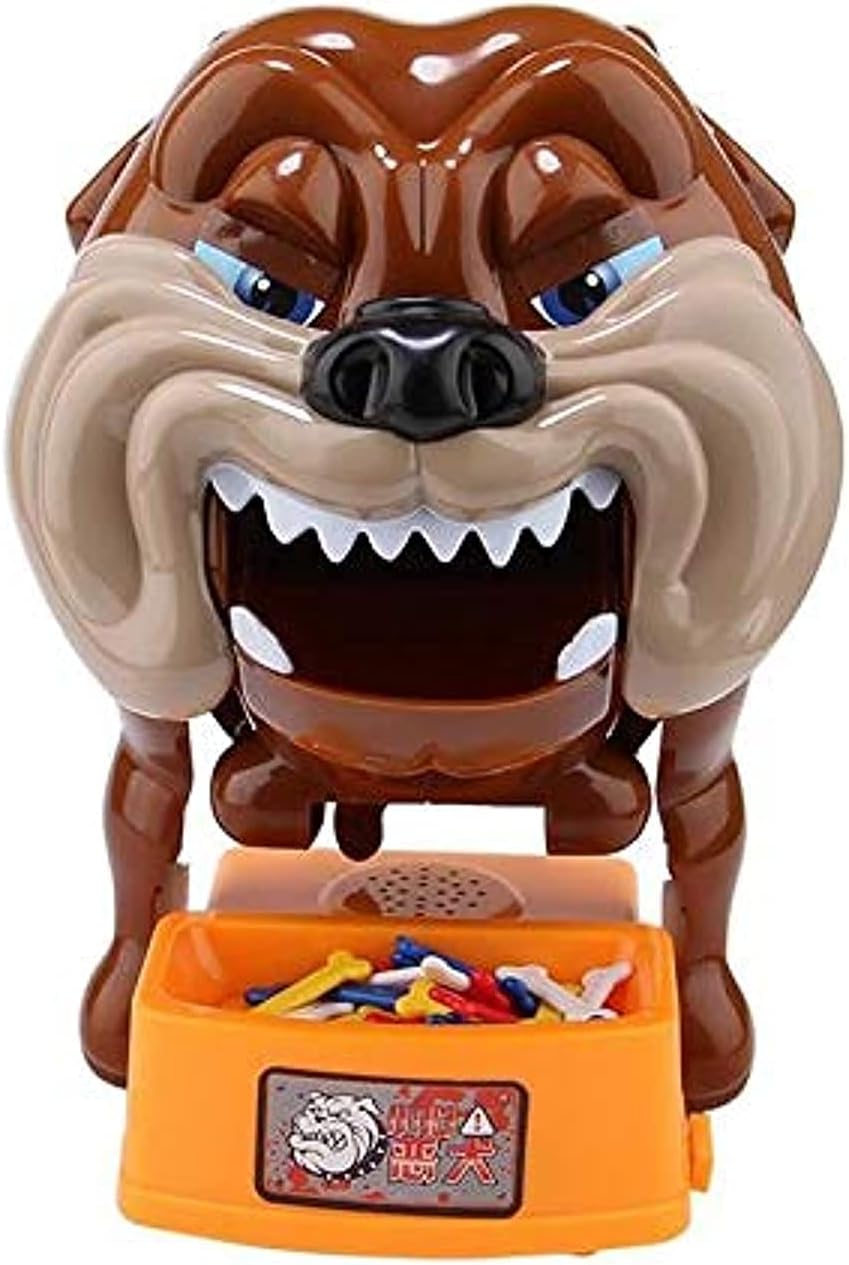 Creative tumbling toys Vicious dog bite hand toys paternity interactive game