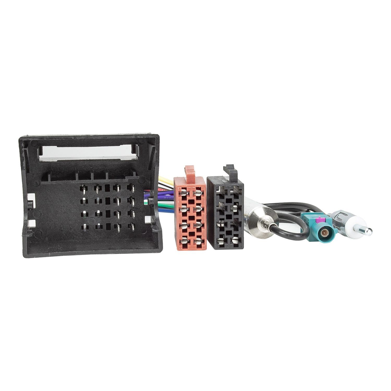 tomzz Audio 7008-002 Cavo adattatore radio compatibile con Citroen dal 2004 Peugeot dal 2005 Adattatore antenna Quadlock a ISO con alimentazione fantasma Fakra a DIN