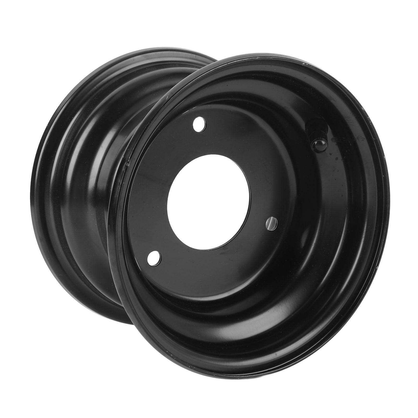 Jantes à 3 trous, jantes de karting en alliage d'aluminium de 6 pouces à 3 trous, traction améliorée, look élégant pour VTT, quads, motos tout-terrain et tondeuses, installation facile, adaptées à