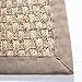 SAFAVIEH Natural Fiber Collection Accent Rug - 2' x 3', Natural & Grey, Border Basketweave Seagrass Design, Easy Care, Ideal for High Traffic Areas in Entryway, Living Room, Bedroom (NF114P)