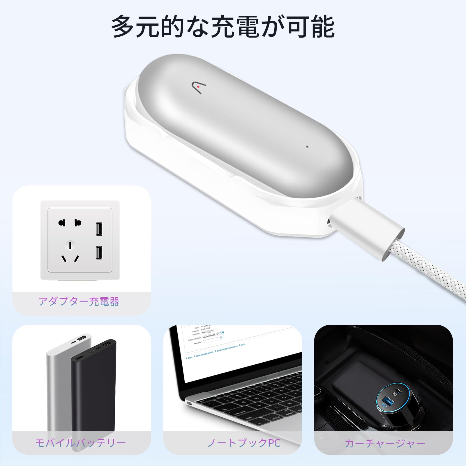 Amazon.co.jp: For PLAUD NotePin AI/NotePin S ボイスレコーダー 充電