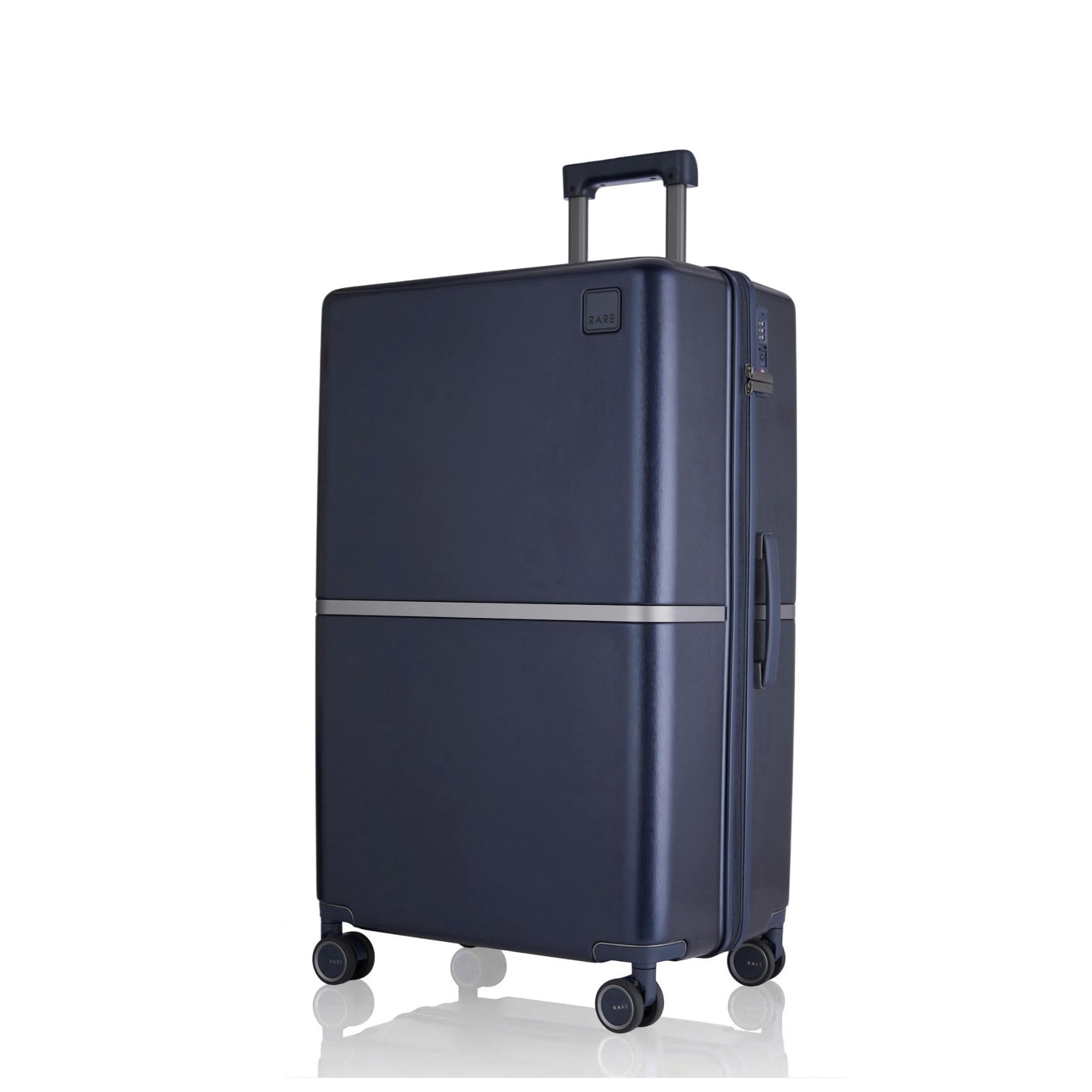 rare rabbit Rare Tony Large Size Blue Hard Trolley Bag Polycarbonate Antiscratch Travel Suitcase with 8 Silent Wheels and a Sturdy TSA Lock - Luggage for Men & Women-picture-14
