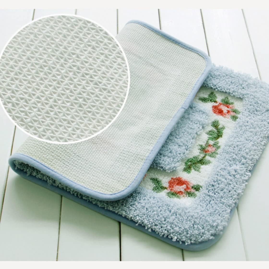 [DLAWF] バスマット 吸水 洗面所マット 防臭 玄関マット 抗菌 45*75cm お風呂 ホテル 足ふきマット マイクロファイ