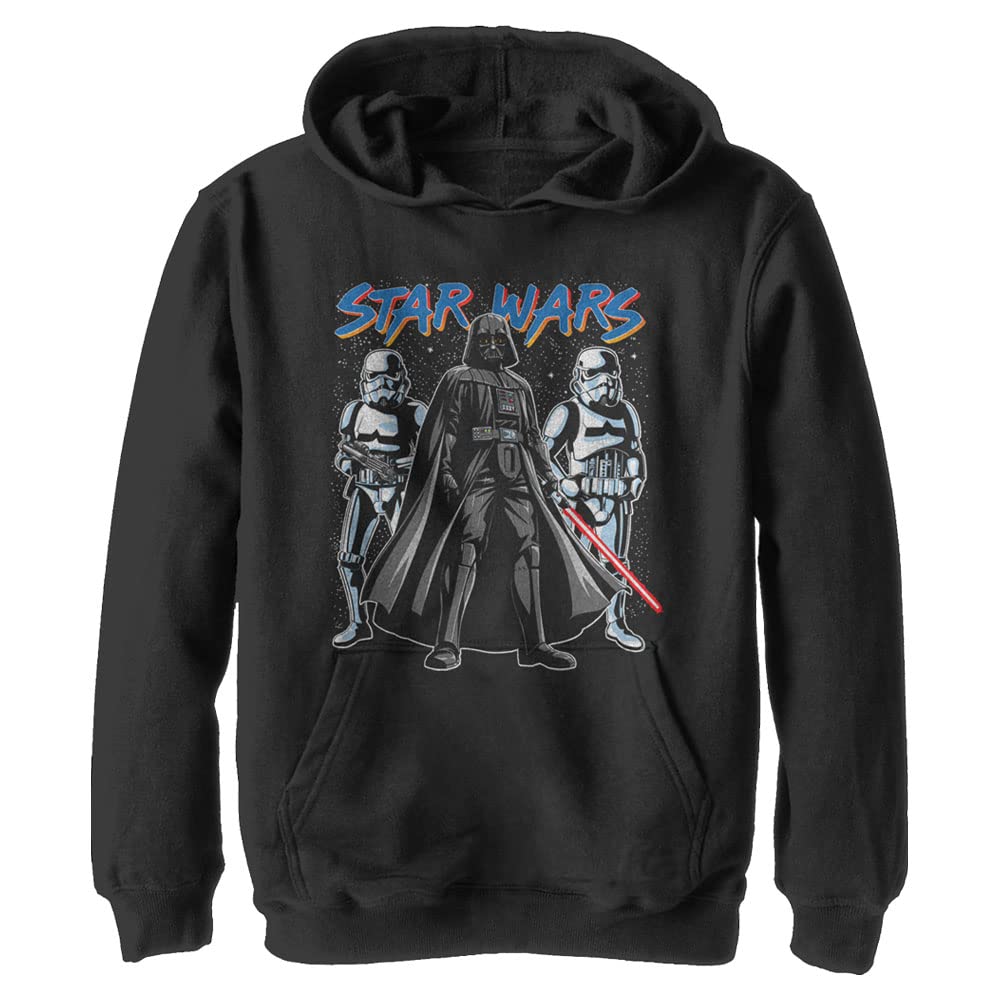 Sweat à capuche Star Wars noir vêtement enfant taille S chaud