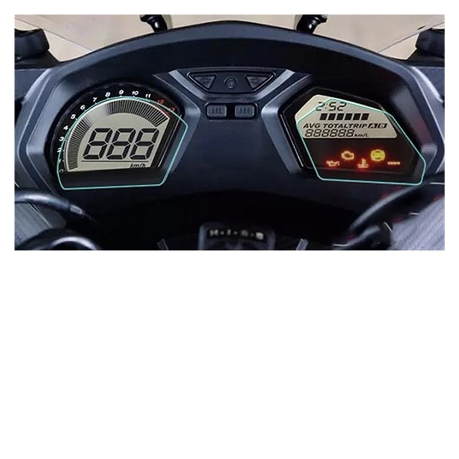Film protection instrument moto CB650F CBR650F évite rayures écran compteur tableau bord
