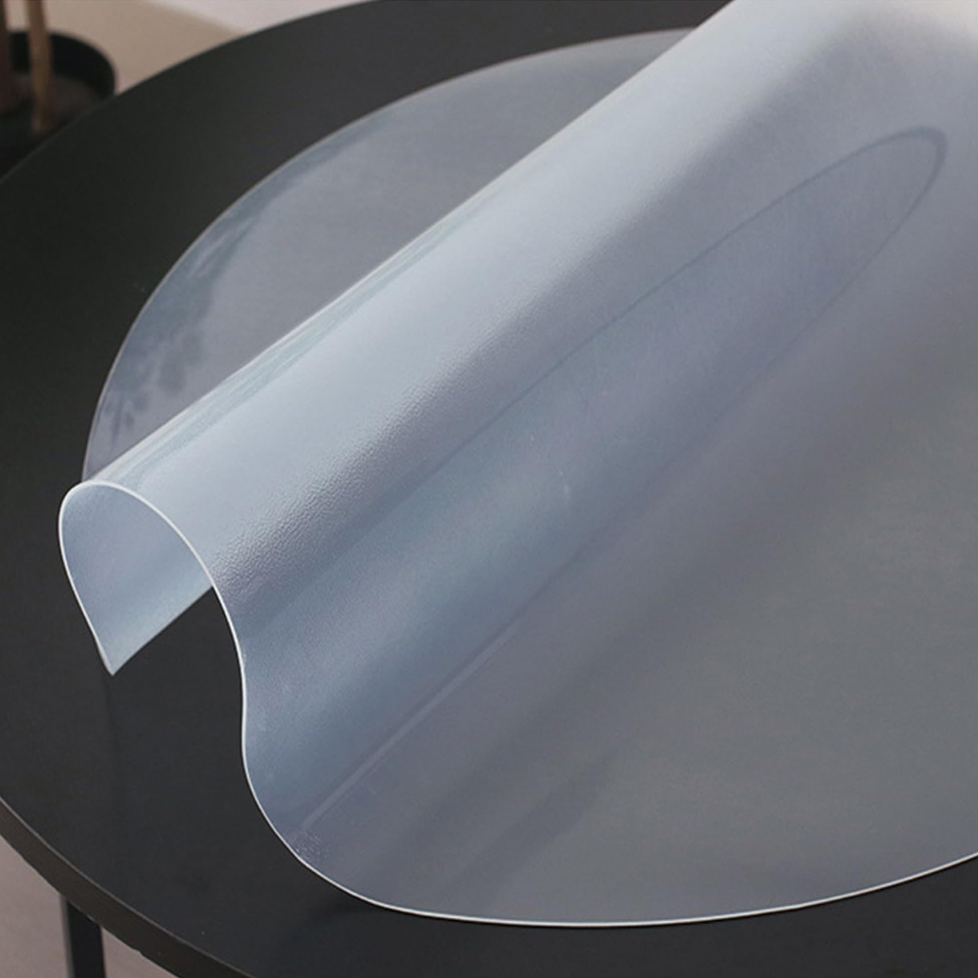 Amazon｜艶消し耐熱マットラウンド直径95cm プラスチックビニールは