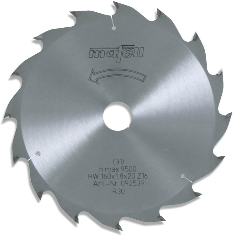 Mafell HM-Sägeblatt, 162 X 1,2/1,8 X 20 Mm | 162 X 1,2/1,8 X 20 Mm
