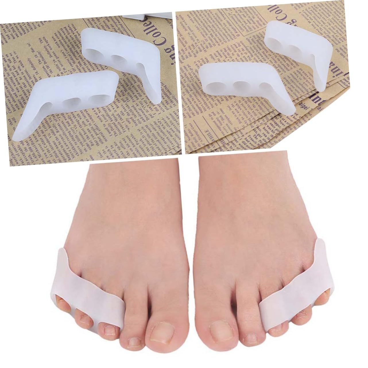 5pair Toe Separators for Bunions Hallux Toe Stretchers Corrective Pads for Men Women
