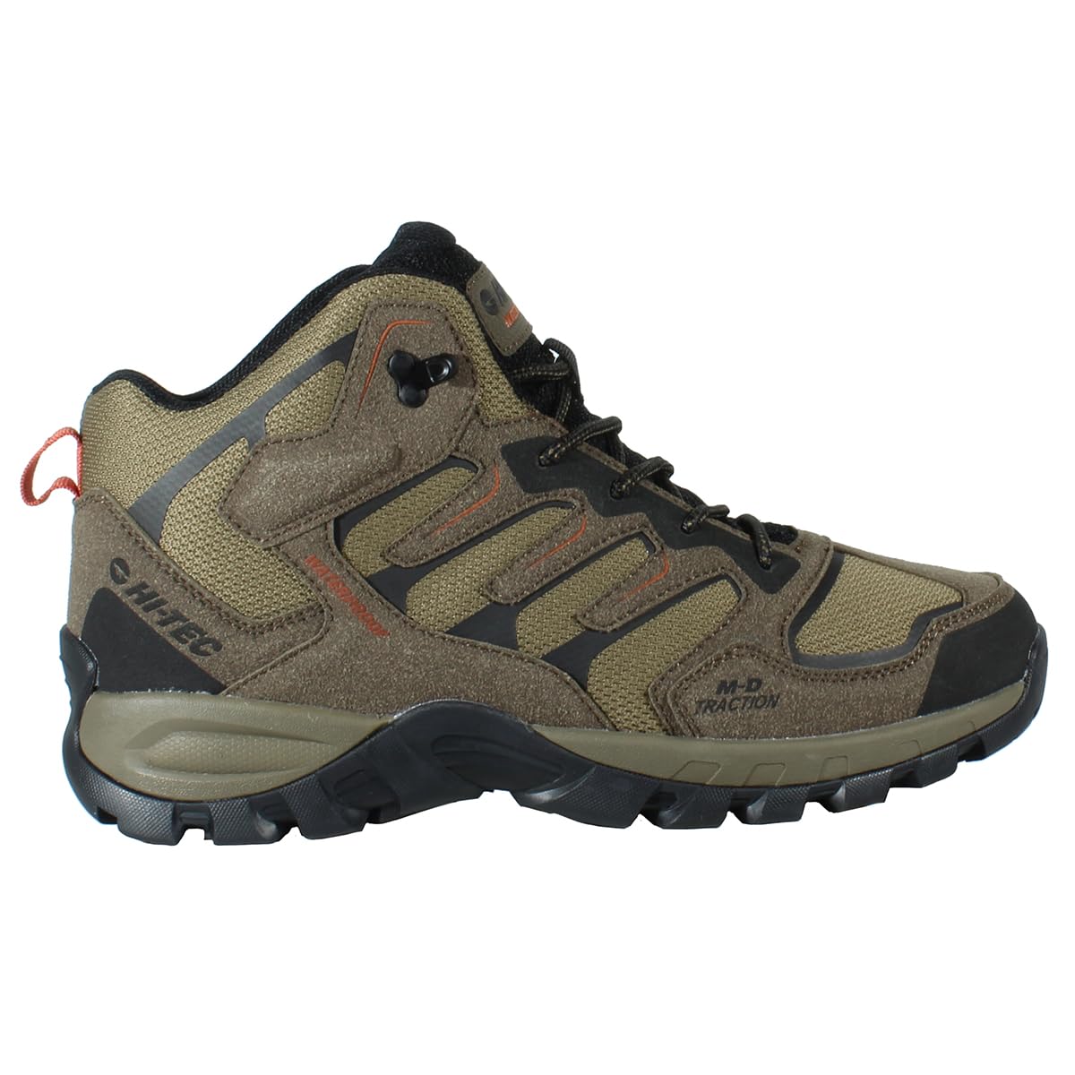 HI-​TEC – Botas Montaña Hombre Cervus Mid WP | Botas Trekking Hombre con Membrana, Suela de Caucho, Estabilizador Trasero | Ideal para Trekking, Senderismo y Montaña | Chocolate, 41