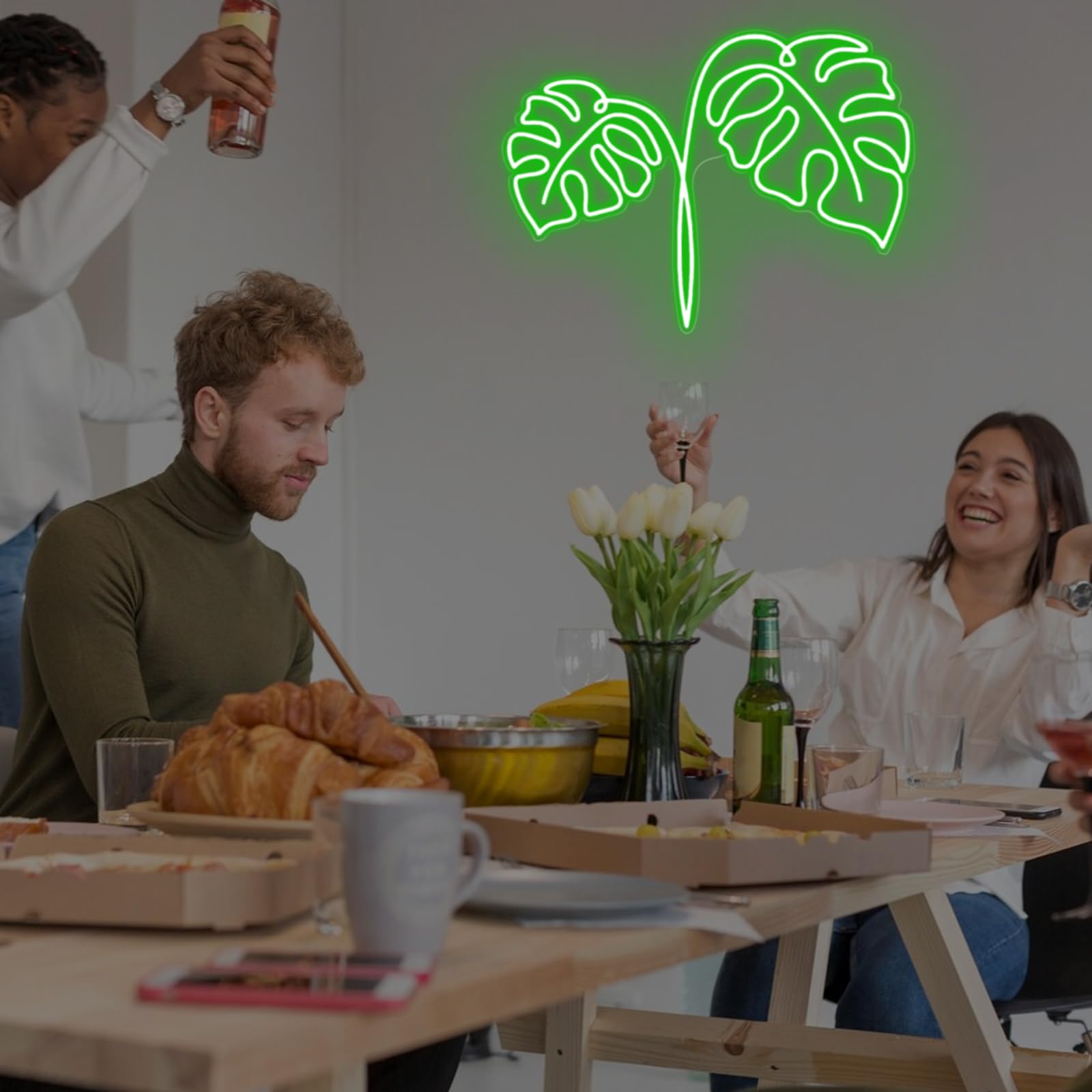 Monstera Neon Sign