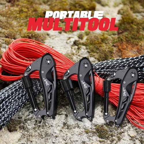Gifts for Men, Multitool Carabiner with Pocket Knife Men Valentines Day, Mens Stocking Stuffers for Christmas, Stocking Stuffers for Dad Gifts from Daughter Son, Birthday Tools Gadgets for Him Husband image 6