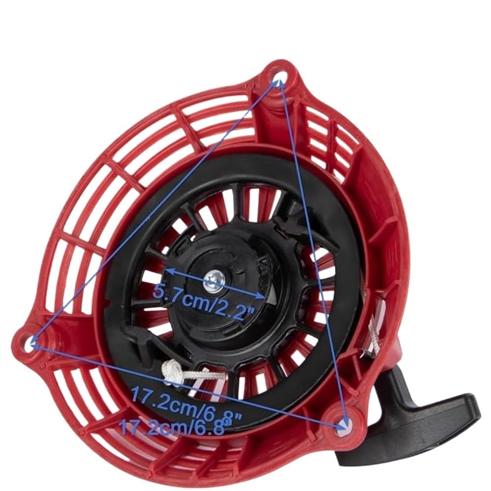 Arranque de Retroceso for cortacésped con Tirador, Compatible con generadores de Motor GCV190 GC190 28400-Z0Y-013ZB, Piezas de hidrolavadoras