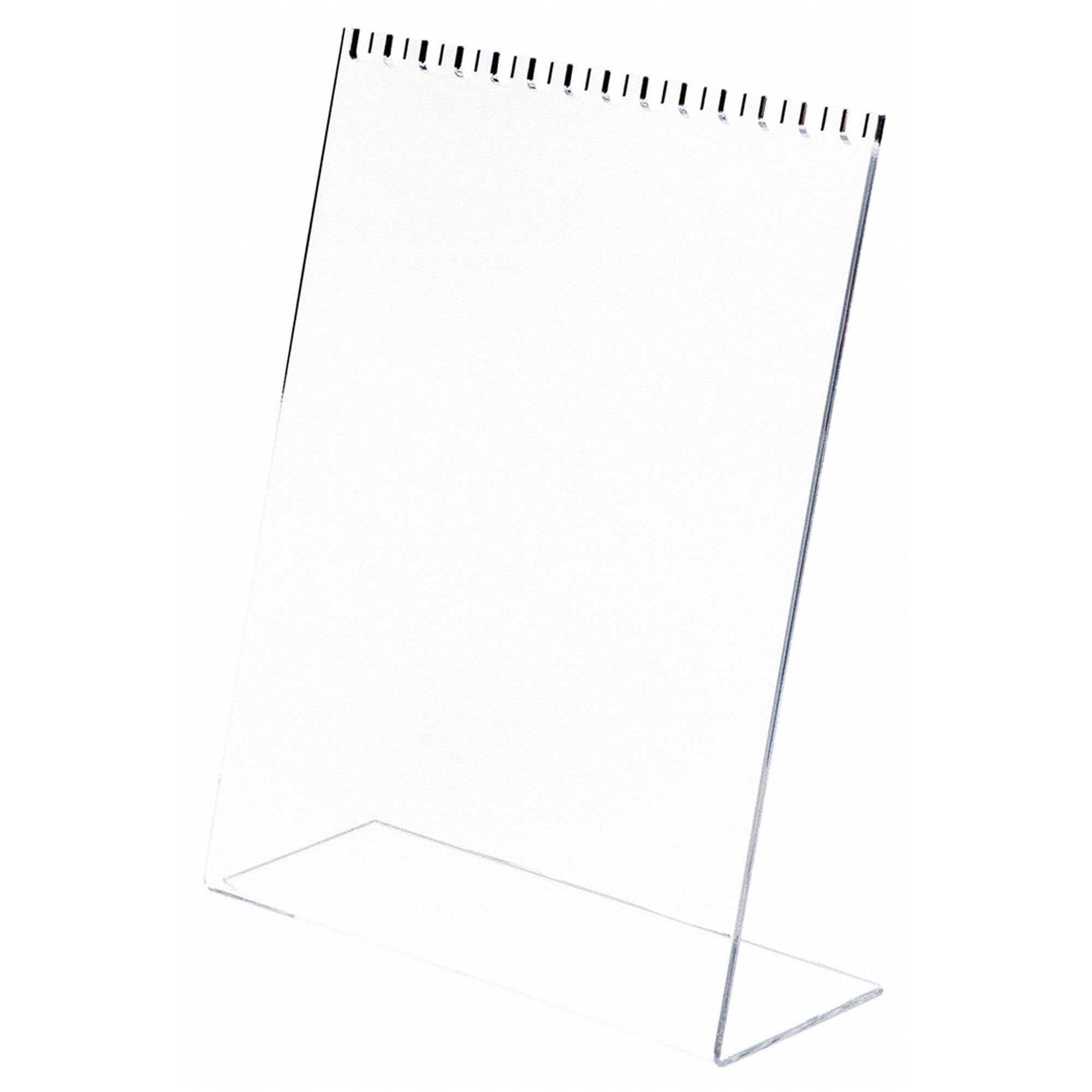 Plymor Clear Acrylic Necklace Display Stand with Top Hooks, 10.625