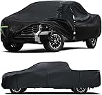 Car Cover Custom Fit for Toyota Tundra 2007-2024,6 Layers Truck Cover Waterproof All Weather for Automobiles,Outdoor Full Exterior Cover Black,Up to 233.6 inch, 5.5 Bed Length