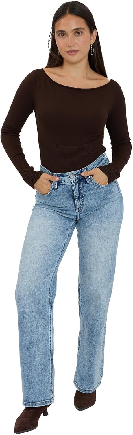RFM Hailey High Rise Wide Leg Jeans