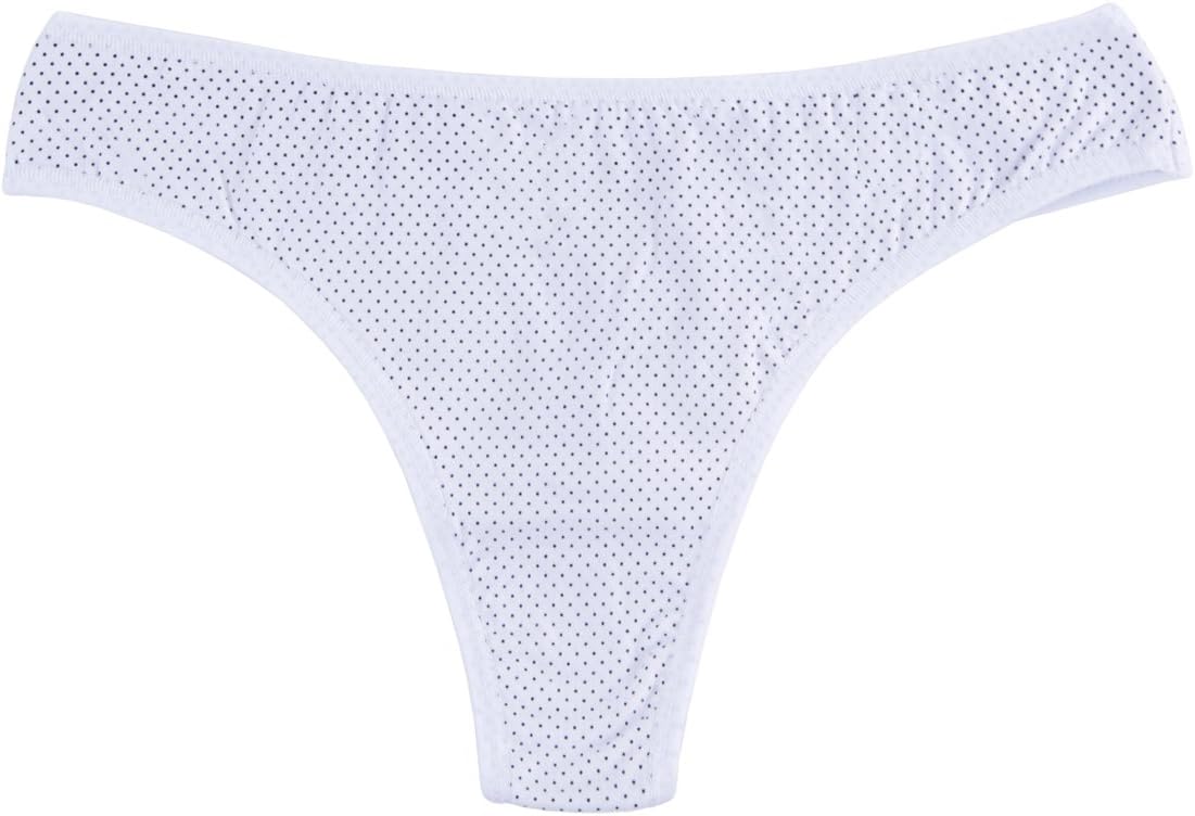 KNITLORD 6 Pack Women's Thongs Underwear Cotton Breathable Panties Hipster Bikini - Image 7