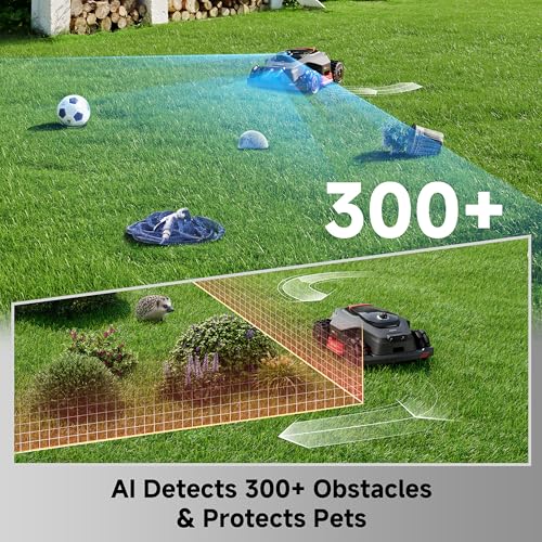 Image of MOVA LiDAX Ultra 2000 AWD Robot Lawn Mower Wire Free RTK Free for up to 0.5 Acre*Dual Maps, 360 3D LiDAR & AI Dual Vision Mapping, Robotic Mower with 4G, for 80% Slopes, Cutting Height 1.2 inch-3.9 inch