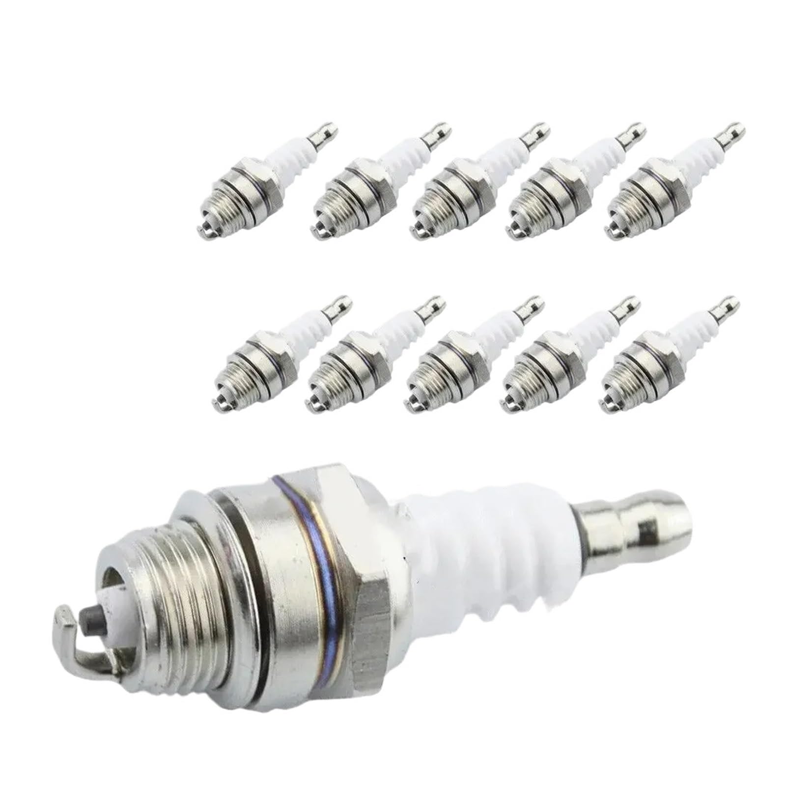 10 bujías Modelo L7T para Stihl, Cortasetos, cortacésped, soplador, Motosierra, Accesorios de Repuesto para Motosierra. Reparar