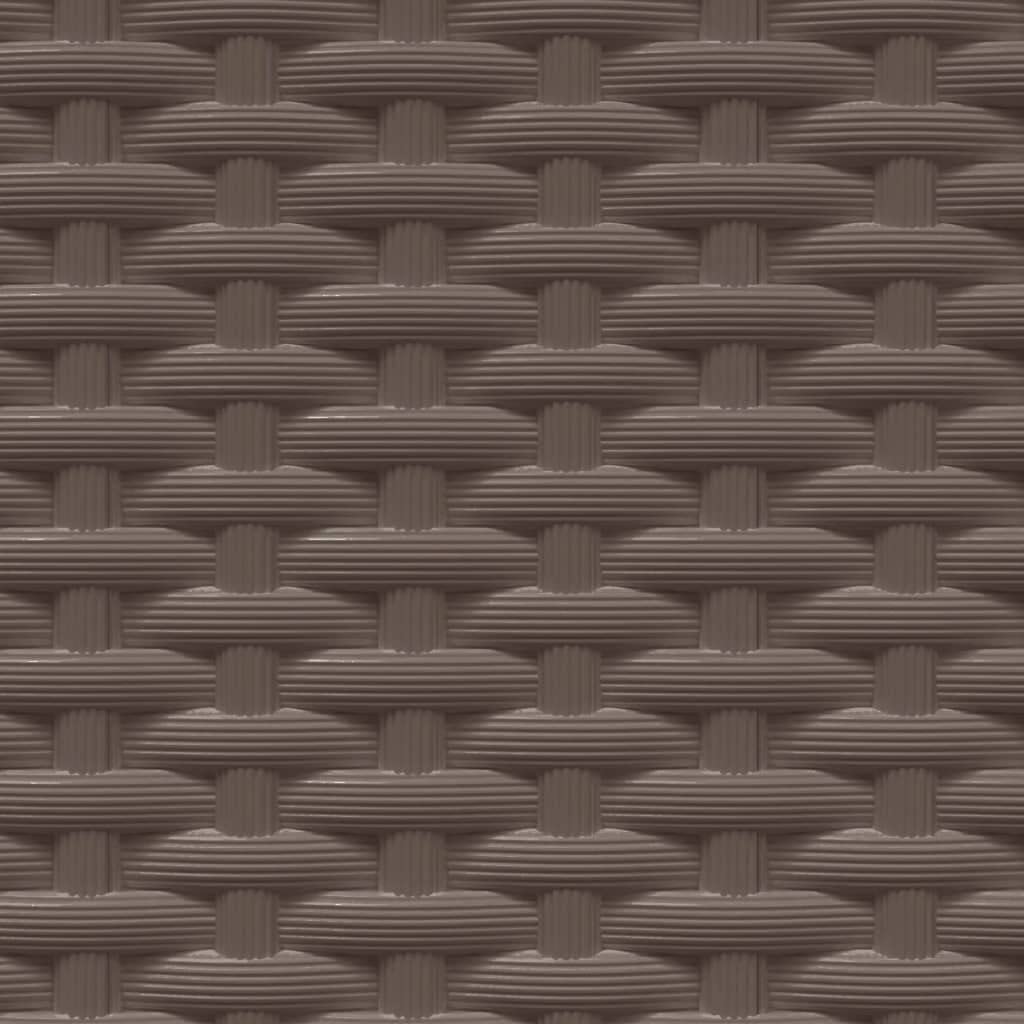 Donice 2 sztuki brązowe 30x30x37 cm polipropylen lekkie wytrzymałe pojemniki ogrodowe balkonowe tarasowe duża pojemność proste składanie dekoracja roślin z instrukcją