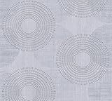 A.S. Création Tapete mit Kreisen Attractive geometrisch grafisch Vliestapete mit Glitzereffekt grau matt glänzend strukturiert 378321