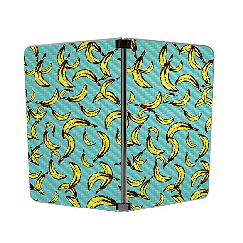 Image of MightySkins Carbon Fiber Skin for Microsoft Surface Duo - Bananas | Protective, Durable Textured Carbon Fiber Finish | Easy to Apply, Remove, and Change Styles | Made in The USA