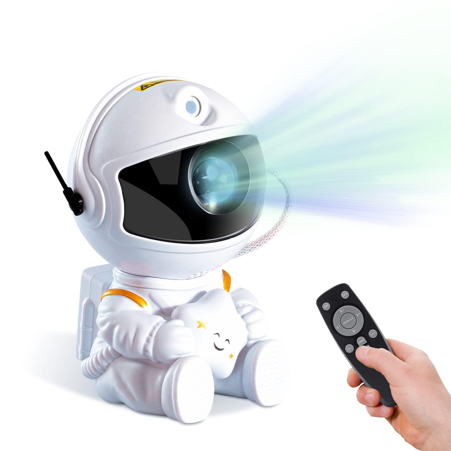 TERRIFI Galaxy Projector, Astronaut Light Projector, Star Projector, Kids Night Light, Projector Lights for Bedroom, Adult Playroom, Ceiling, Room Decoration