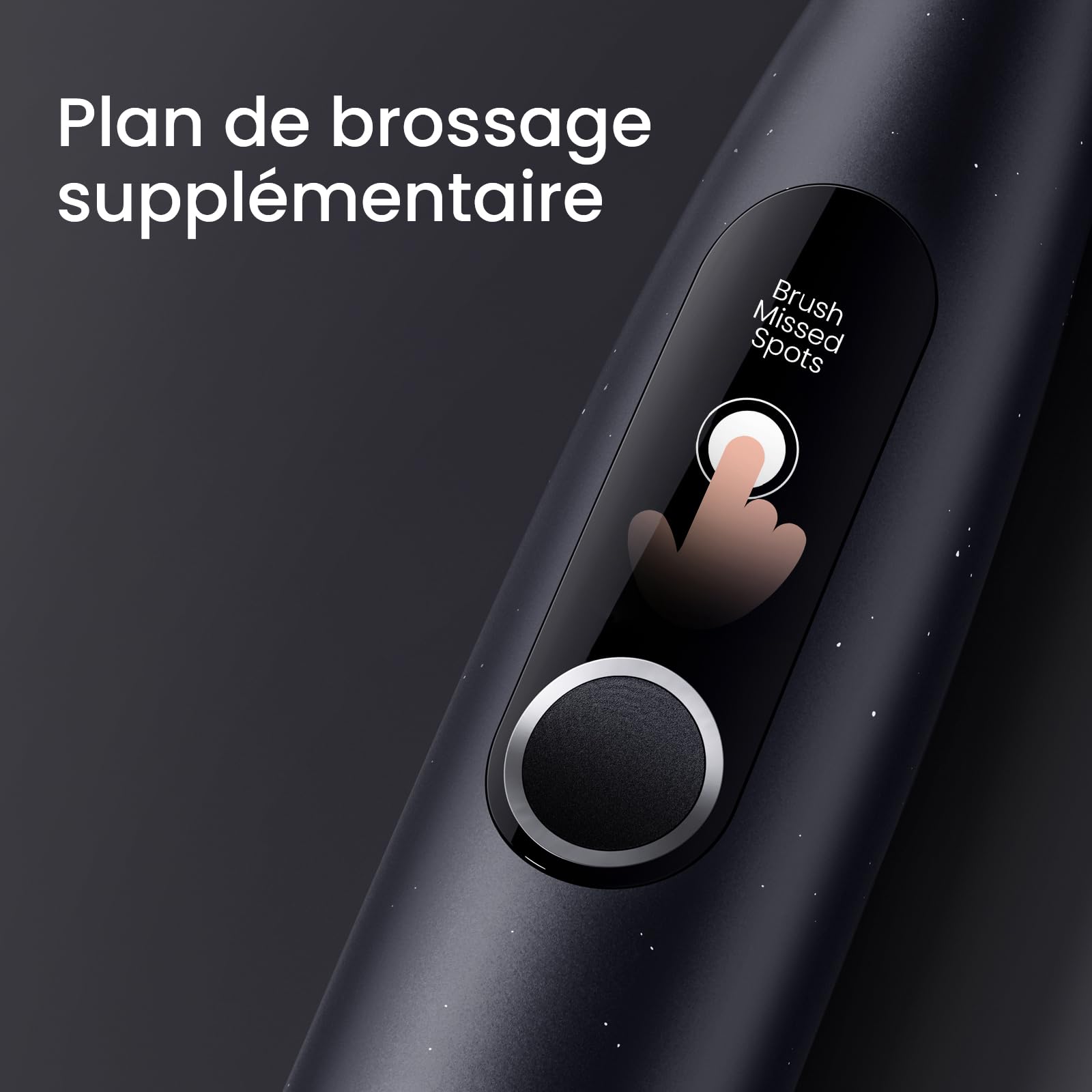 Oclean Brosse à dents électrique X Series Pro Digital Travel Set, 6 Brosettes et Étui de voyage, Écran tactile, Suivi en temps réel et 3 Modes, Autonomie 30 jours, Minuteur & Rappel, Set Étoile Violet