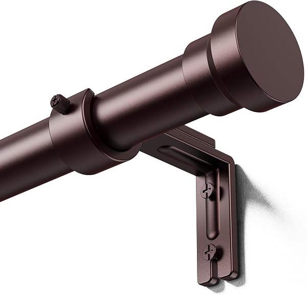 YaFex Curtain Rods 32-170 Inch, Heavy Duty 1 Inch Adjustable Curtain Rod for…