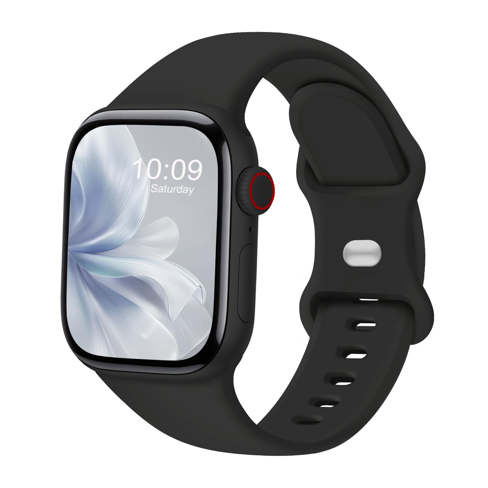 CREFORT Sport Bands Compatible with Apple Watch Band 46mm 38mm 40mm 41mm 42mm 44mm 45mm 49mm Women Men, Soft Silicone Strap Bands for iWatch Wristband Series 11 10 9 8 7 6 5 4 3 2 1 SE Ultra Small Large