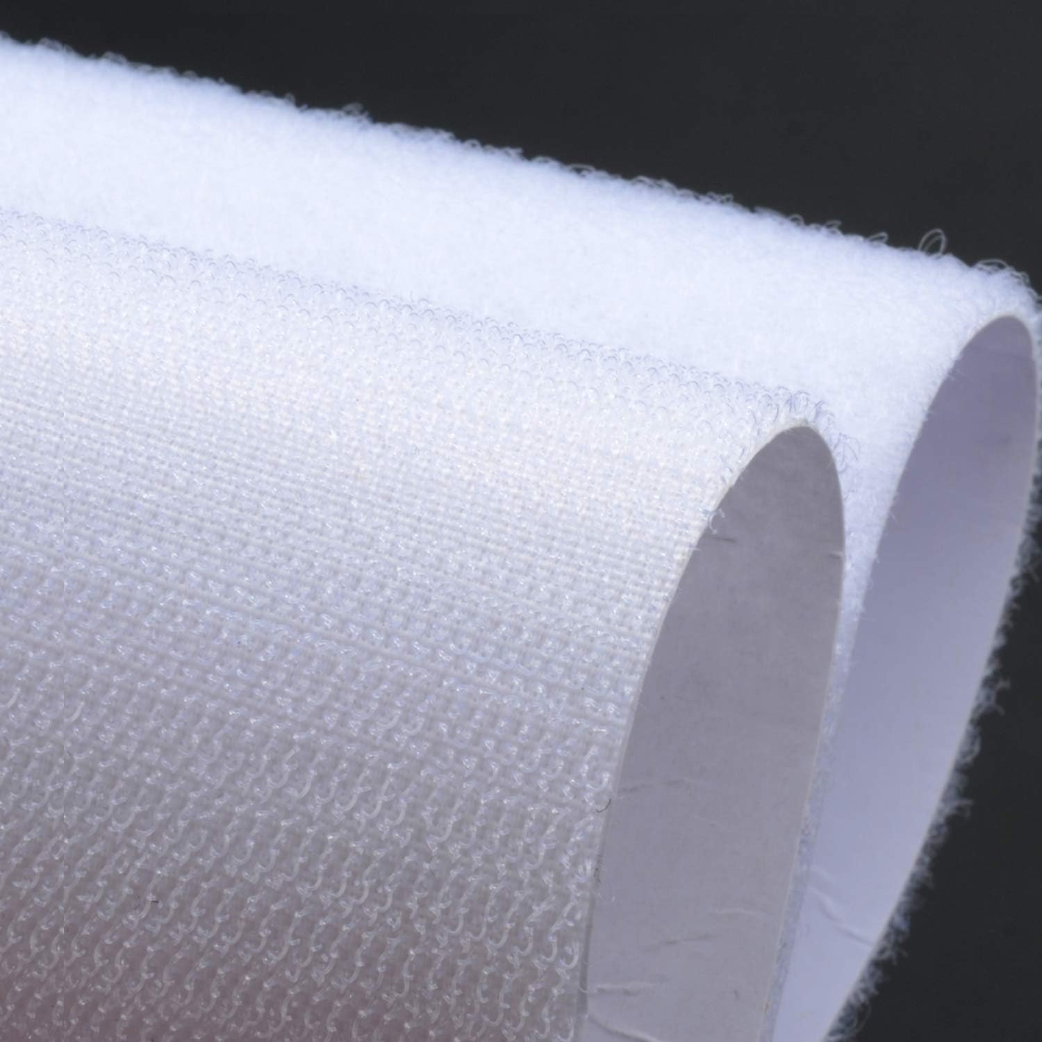 Melsan 1x4 inch Hook and Loop Strips with Adhesive - 15 Sets, Strong Back Adhesive Fasten Mounting Tape for Home or Office Use - Instead of Holes and Screws, Black - imagen 7