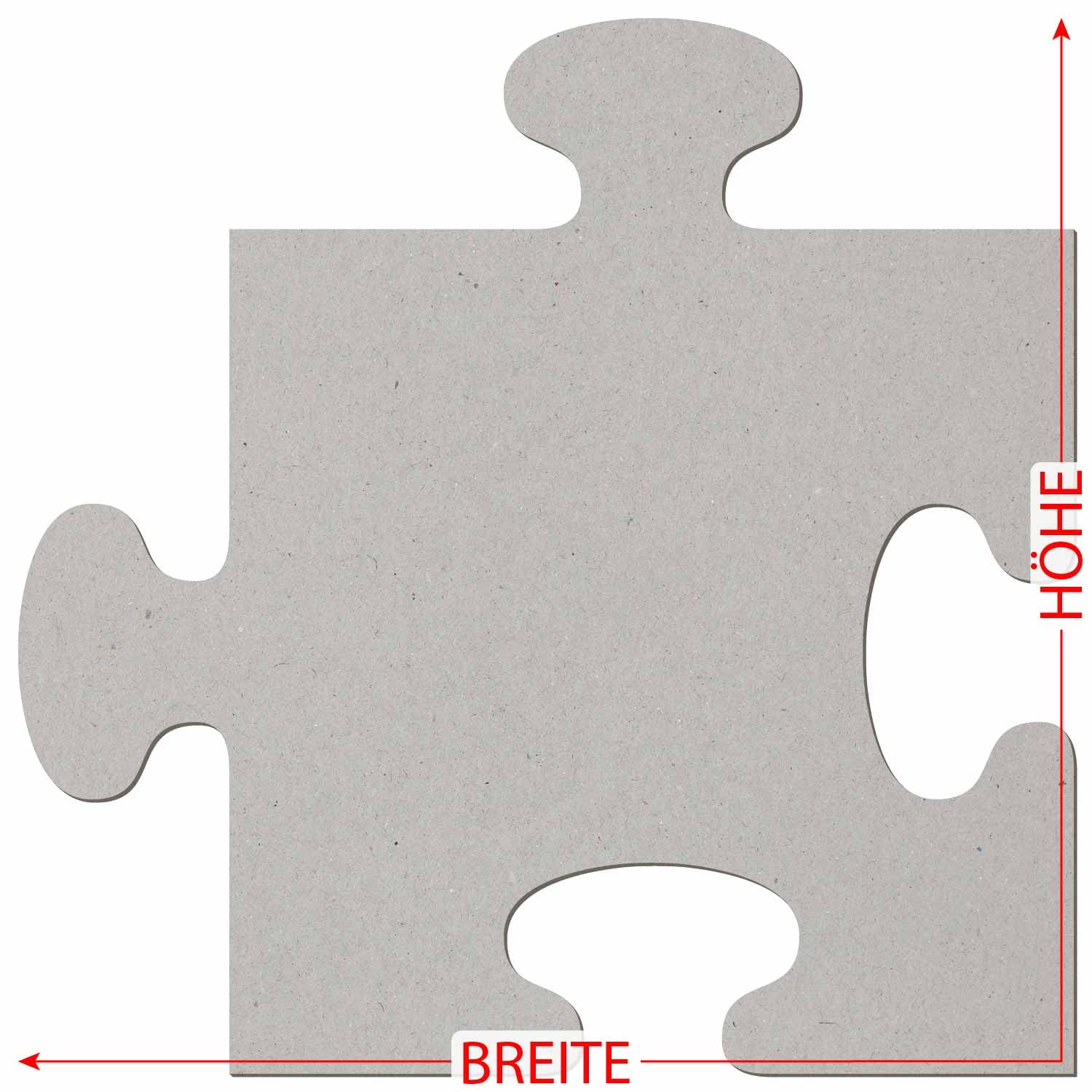 Pieza de puzzle de cartón, 3-50 cm, decoración para manualidades, tamaño: 34 cm, paquete con 50 unidades