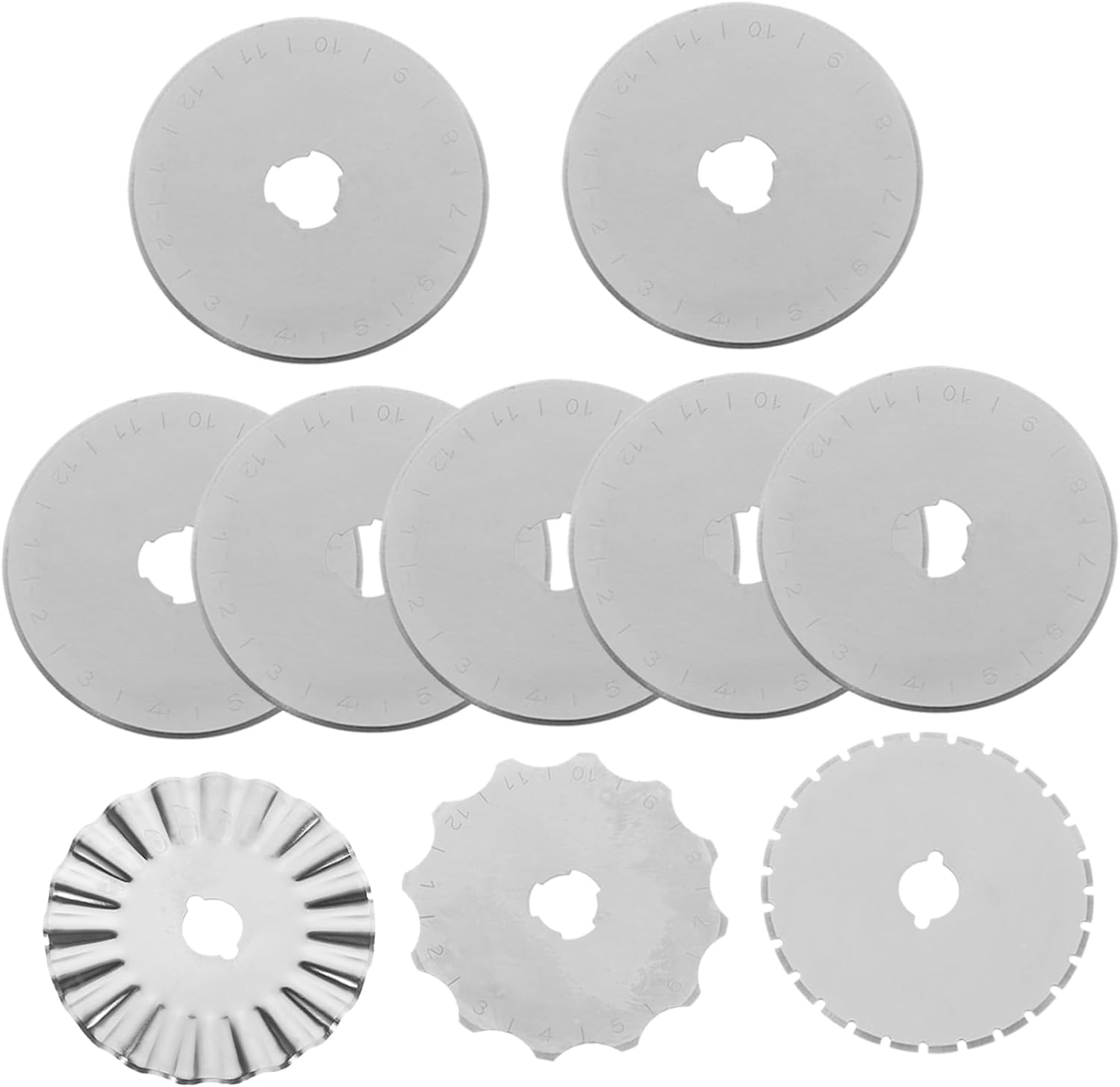 LALAFINA 30pcs Replacement Rotary Cutter Blades Sewing Accessories for Quilting and Crafting Cutting Tools Compatible