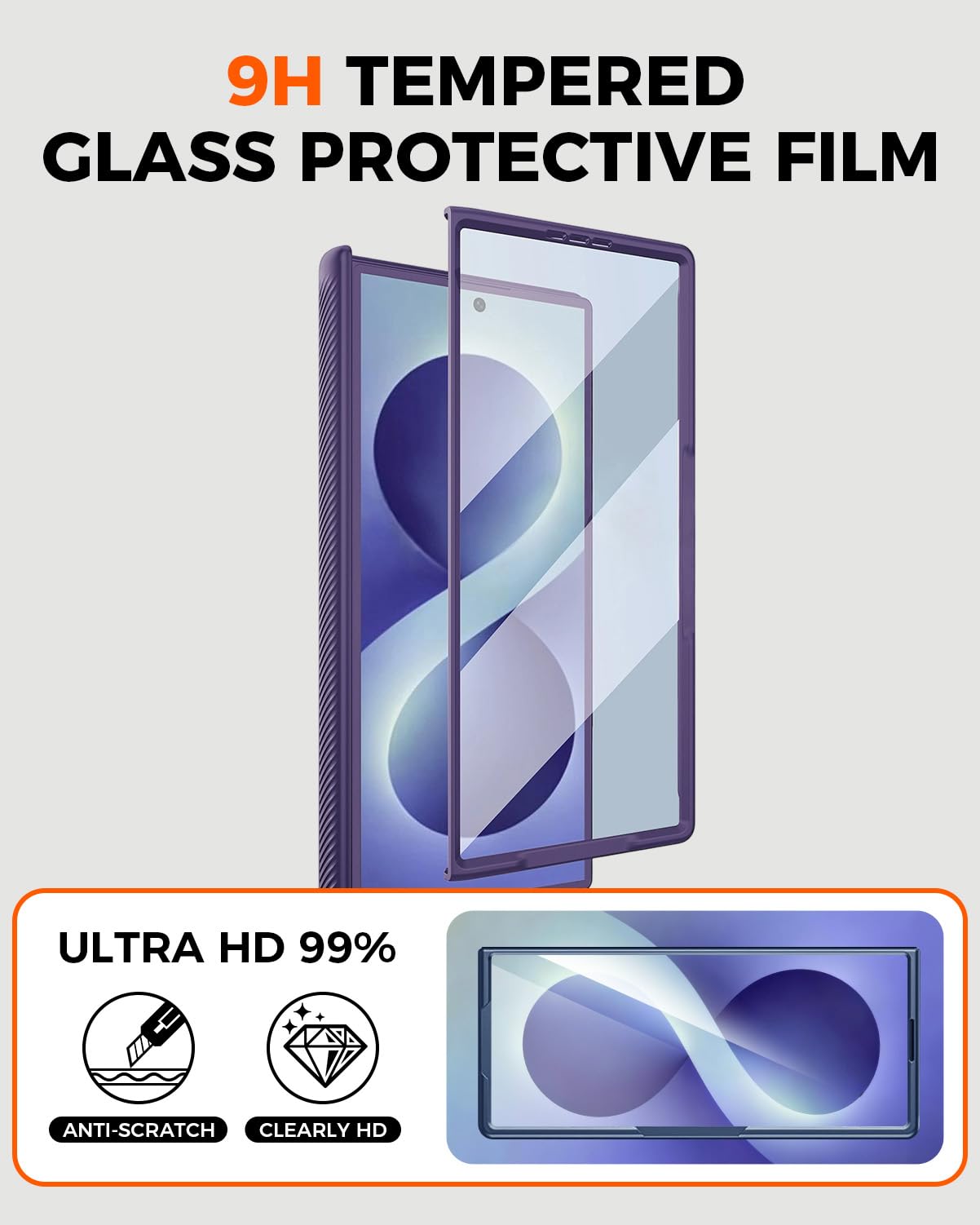 NINKI Funda con función atril para Samsung Galaxy Z Fold 8 Ultra compatible con Magsafe, funda protectora de pantalla con bisagra trasera transparente resistente para Samsung Z Fold 8 Ultra, funda con