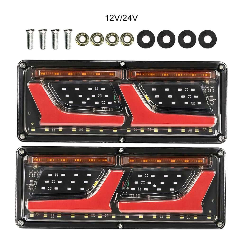 Luci posteriori a LED resistenti e luminose da 74 pollici,12V