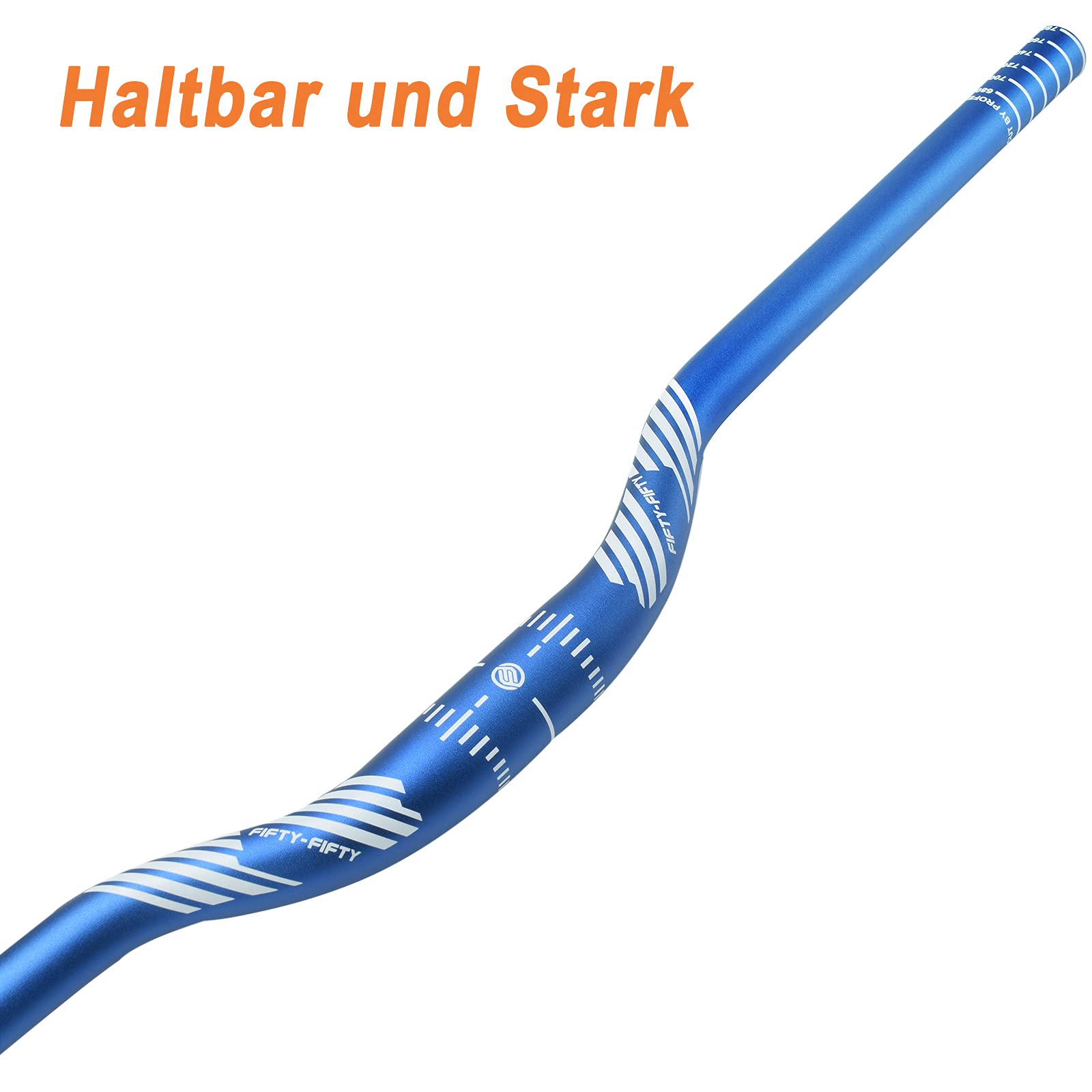 Manubrio MTB FIFTY-FIFTY In Alluminio 6061 - Larghezza 780 Mm, Riser 50 Mm, Per Mountain Bike Enduro - Foto 4