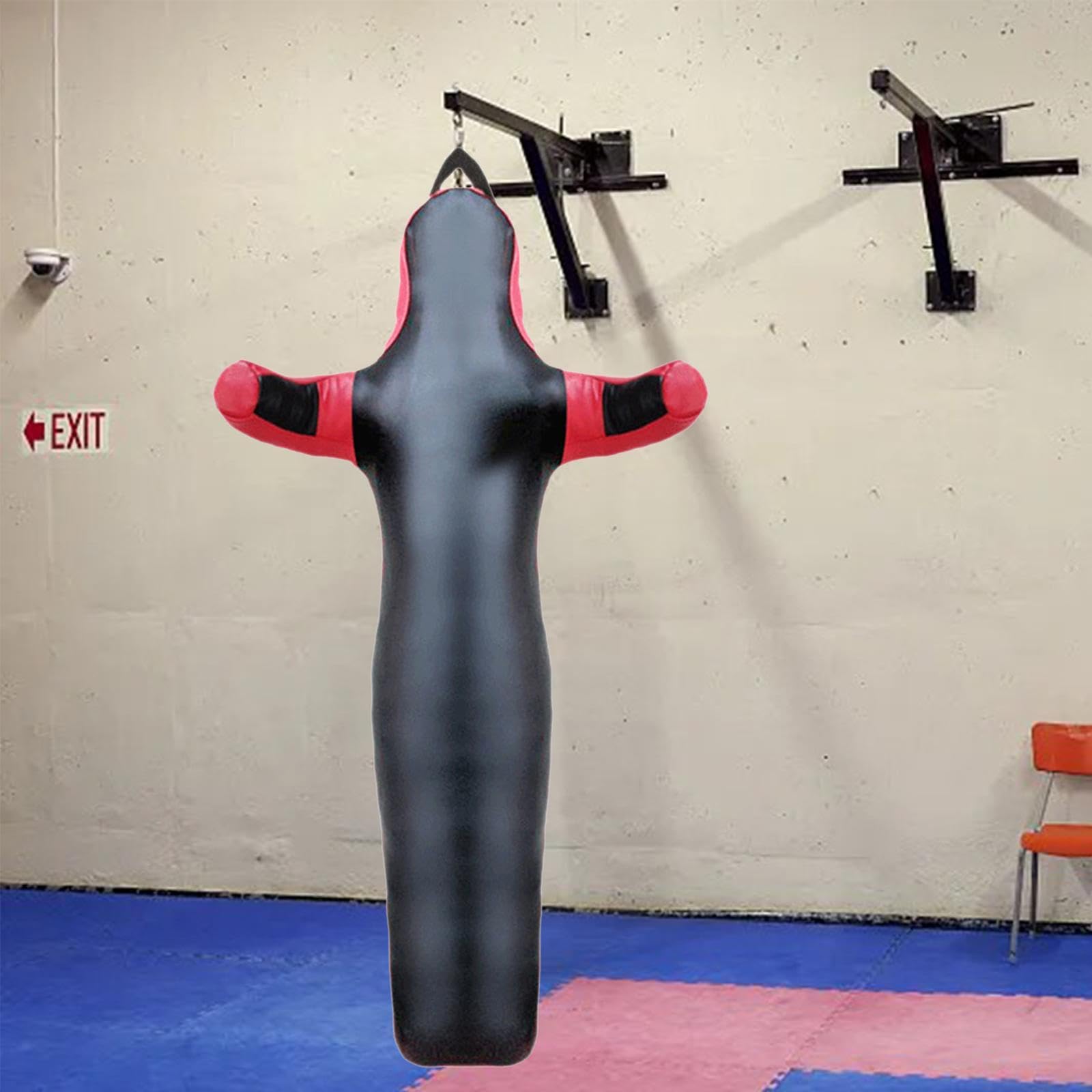 rockible Mma Grappling Punching Dummy Bag Practice Dummy Vuoto Non Riempito Appeso Lancio Kick Boxing Dummy Mma Wrestling Punch Bag
