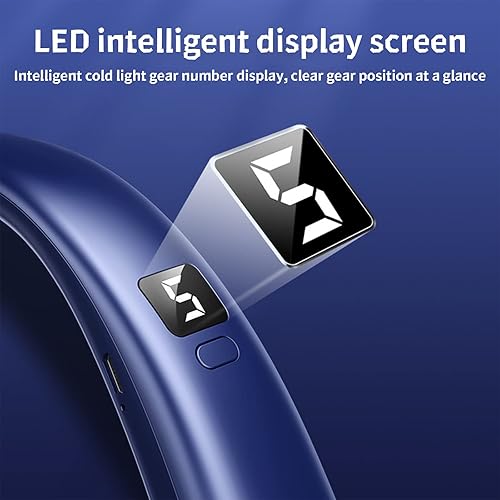 Miniatura 4 de Ventiladores de cuello colgantes, ventilador portátil sin aspas, recargable, para verano al aire libre, aire acondicionado que sopla aire frío,