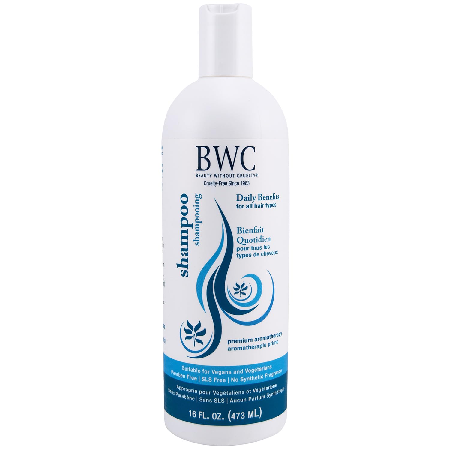Beauty Without Cruelty Shampoo, Daily Benefits – Vegan-Friendly, Cruelty-Free & SLS-Free, Aromatherapy Hair Care, 16 Oz Beauty Without Cruelty Shampoo, Daily Benefits – Vegan-Friendly, Cruelty-Free & SLS-Free, Aromatherapy Hair Care, 16 Oz