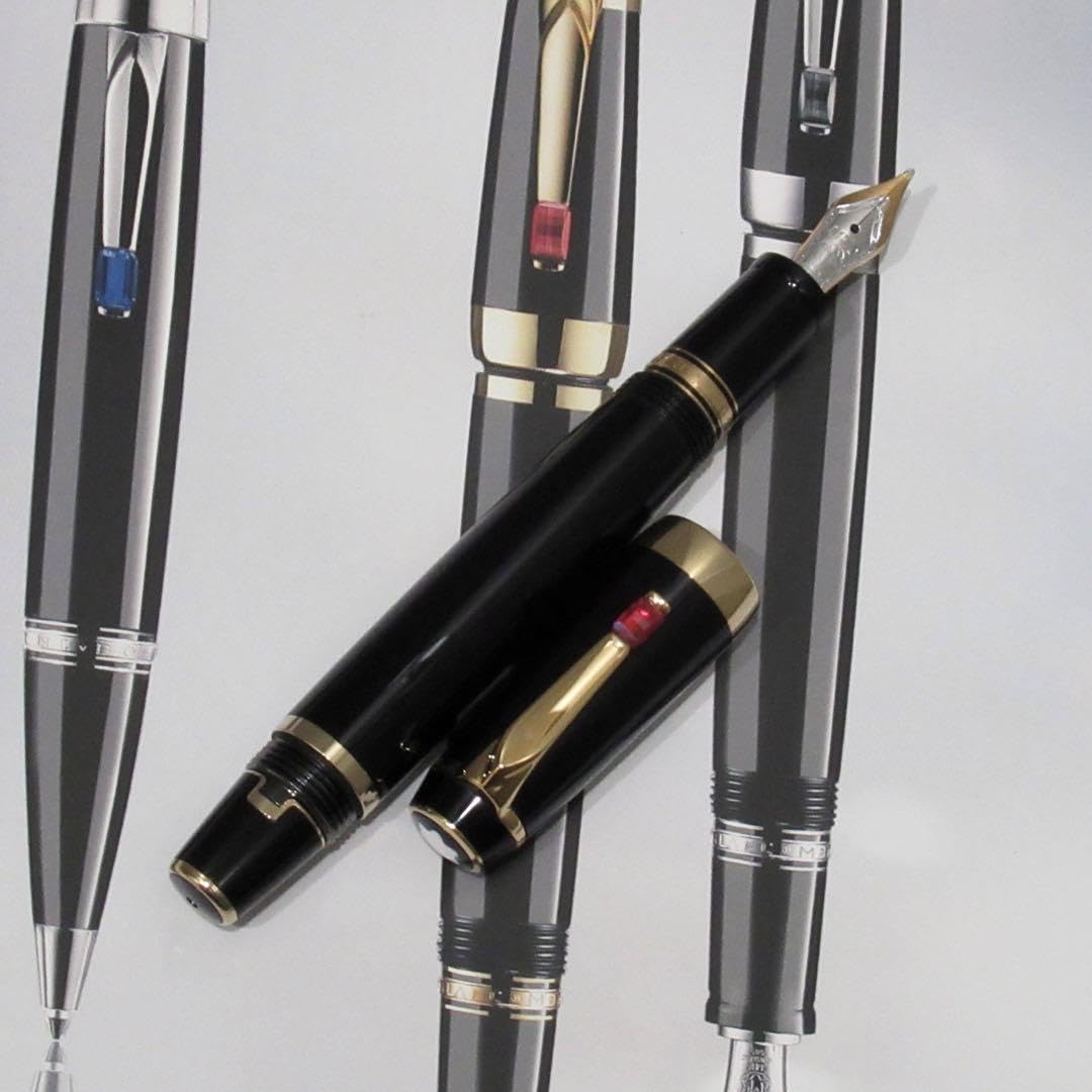 モンブラン 万年筆 ボエム ゴールド色 ルージュ 3665 【公式通販】