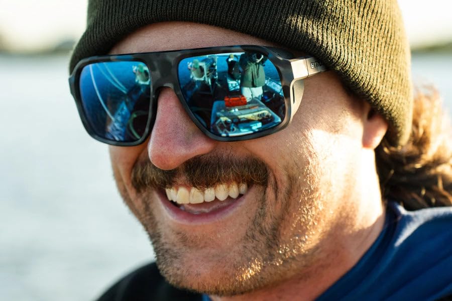 Image of Bajio Cocho Polarized Sunglasses - Removable Folding Side Shields - XL Fit - Medium Wrap