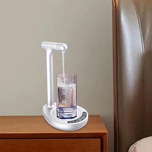 Miniatura 4 de Dispensador de agua portátil de carga USB, dispensador automático de agua con tubo de bombeo, ajuste de agua de 6 velocidades, portátil desmontable