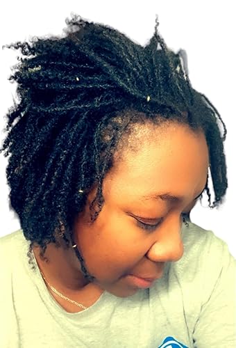 Miniatura 20 de 10 Stainless Steel Hair Beads for Loc Braids Twist and Natural Hair, Loc Beads, Dreadlock Hair Accessories, Loc Jewelry (5mm, Gold)