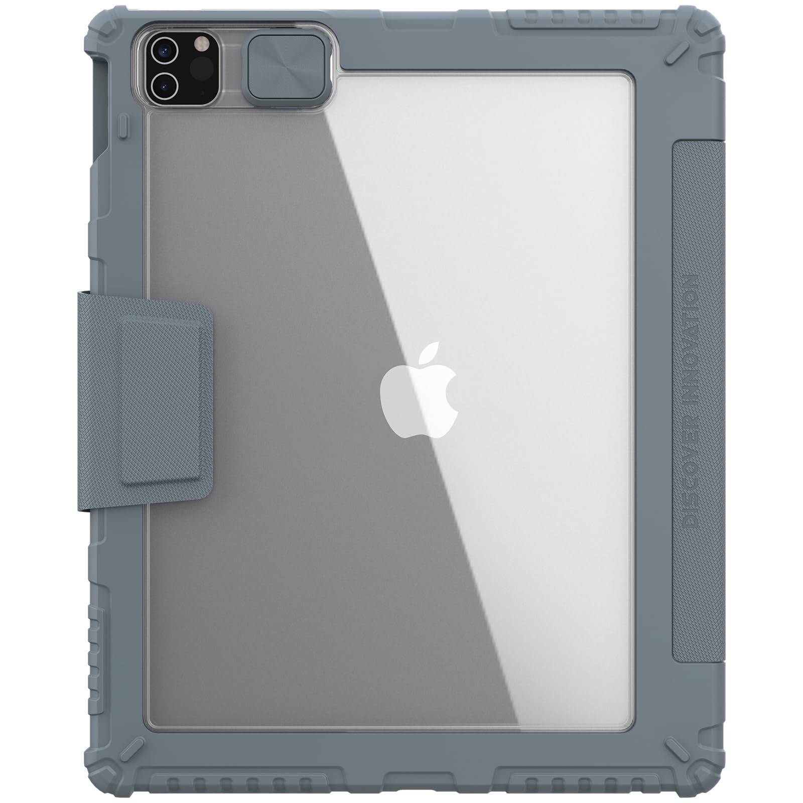 Nillkin Case for Apple iPad Pro 12.9" Inch 2022/2021 / 2020 Bumper Pro Leather Camera Slider Camshield Protect Stand Smart Wake & Sleep Pencil Holder Grey (B09FPZ4142) Amazon Price History, Amazon Price Tracker
