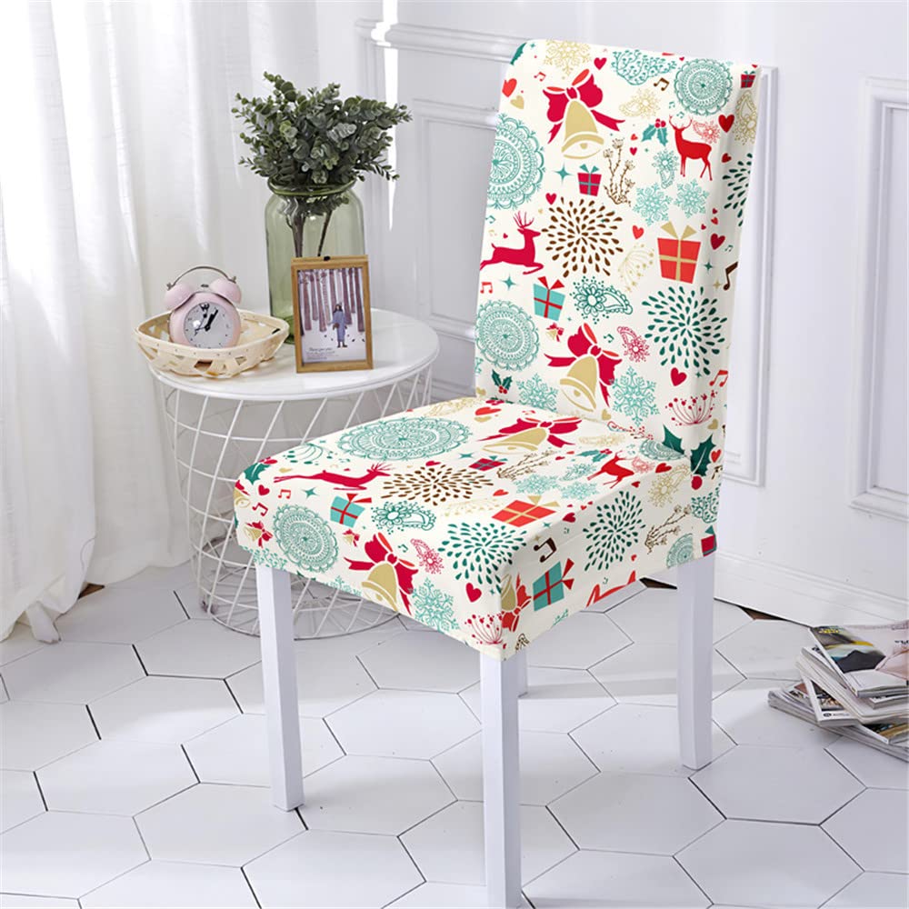 Housse De Chaise De Salle à Manger De Noël, Housse Amovible En-5