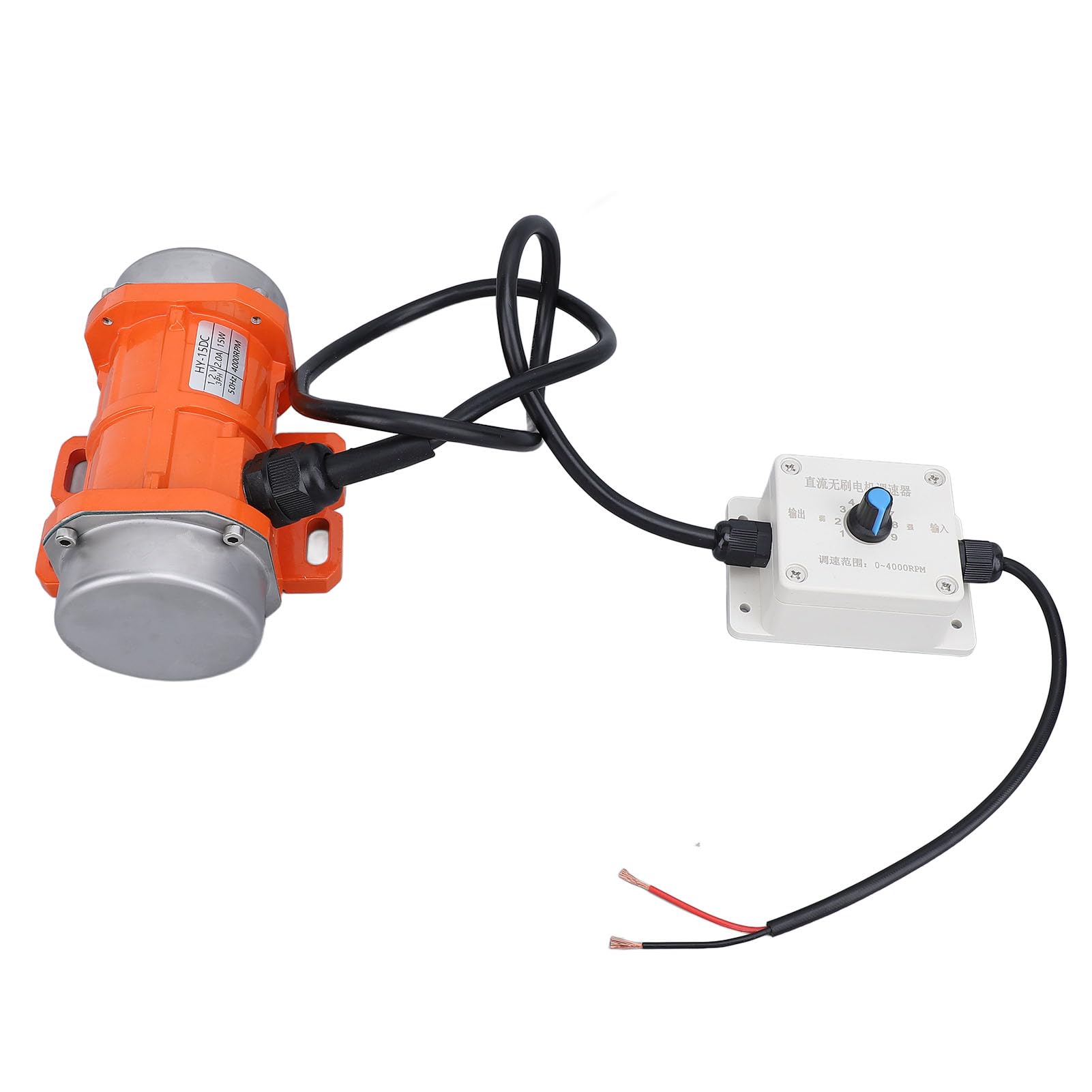 Motore di Vibrazione, Motore Vibrante Elettrico DC 12V Elettrico da 4000 Giri/Min Motore Vibratore in Lega in Lega in Lega di Alluminio con Shaker per Shaker (15W)