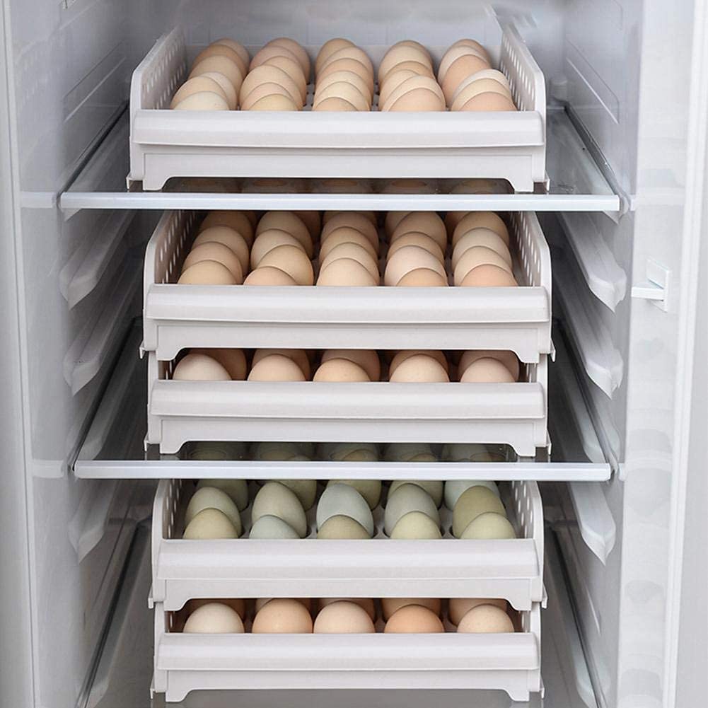 Caja Organizadora De Caja De Huevos para 120 Huevos Caja De Almacenamiento De Huevos De Cocina Caja De Almacenamiento De Huevos De 4 Capas