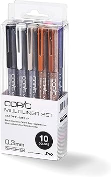 Amazon.co.jp: コピック(COPIC) Too マルチライナー全色セット